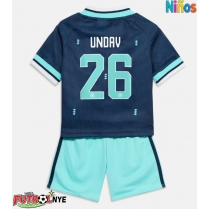 Camiseta Alemania Deniz Undav #26 Visitante Equipación para niños Mundial 2026 manga corta (+ pantalones cortos)